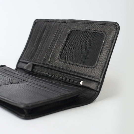 Prescot Black Leather Wallet