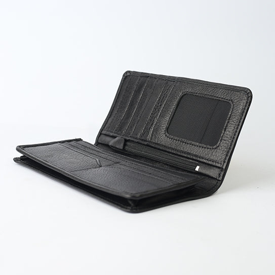 Prescot Black Leather Wallet