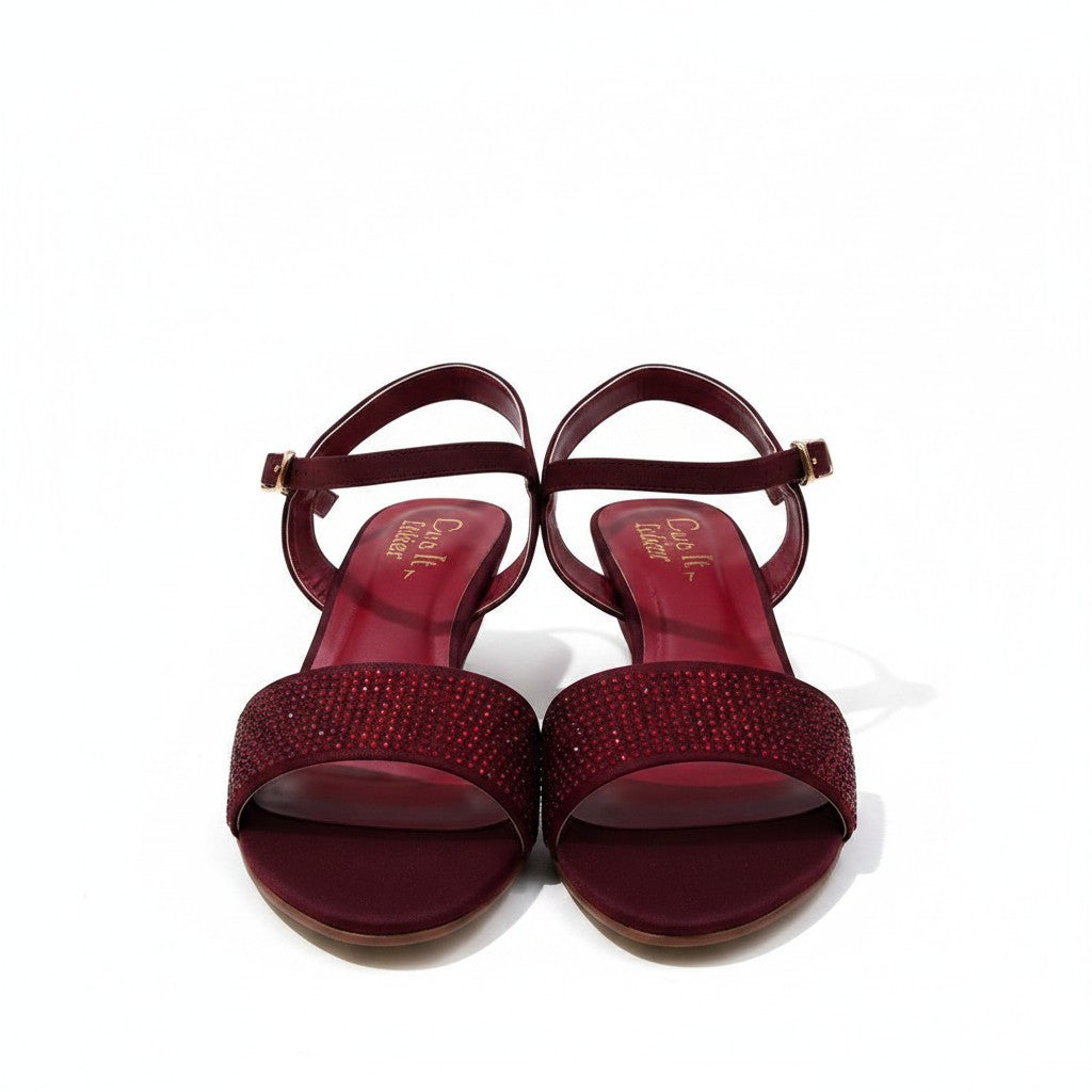 Arial Red Sandals