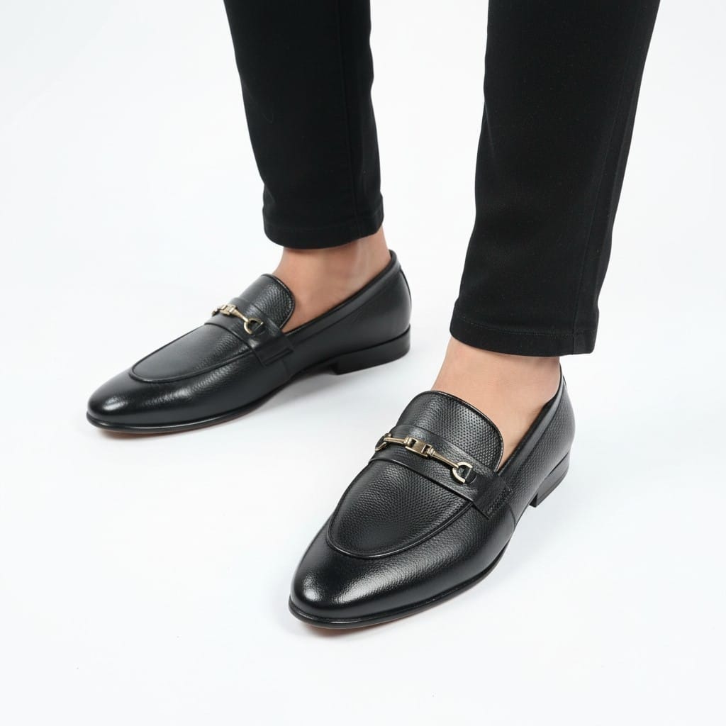 Banto Black Formal Shoes