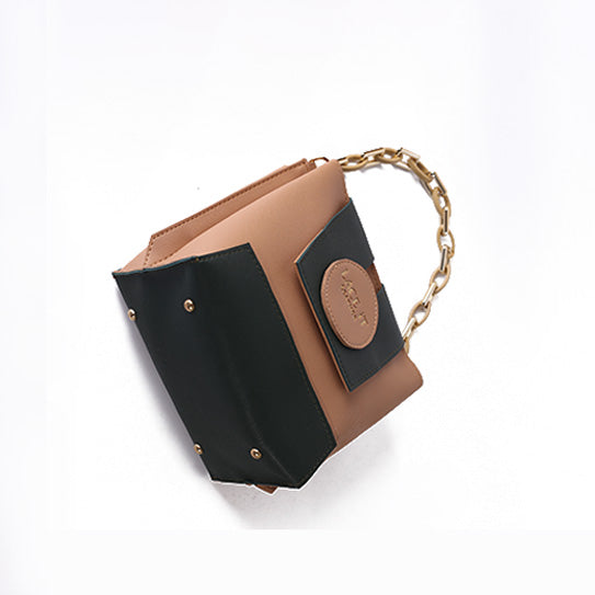 Blossom Bag Green & Camel