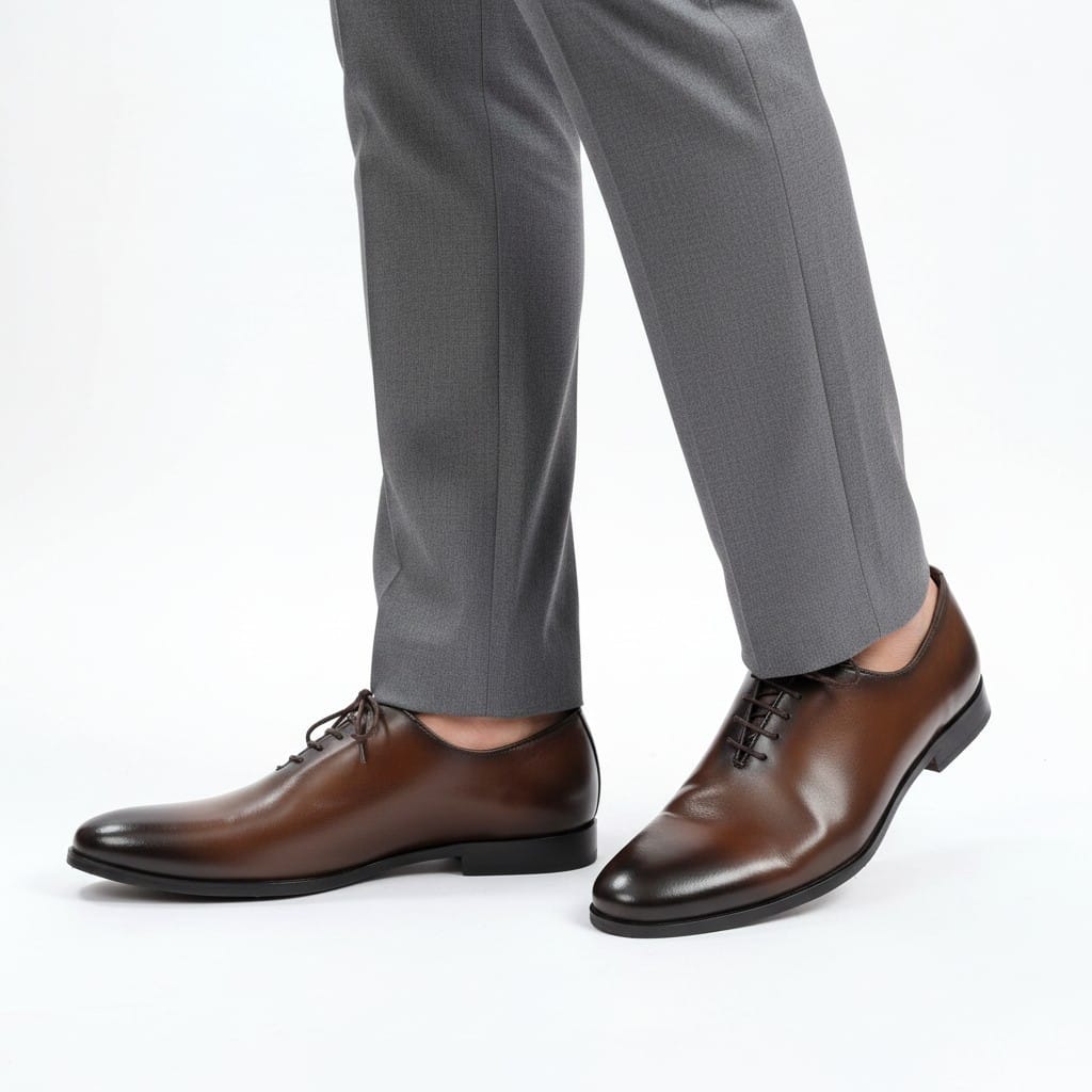 Crest Brown Formal Shoes
