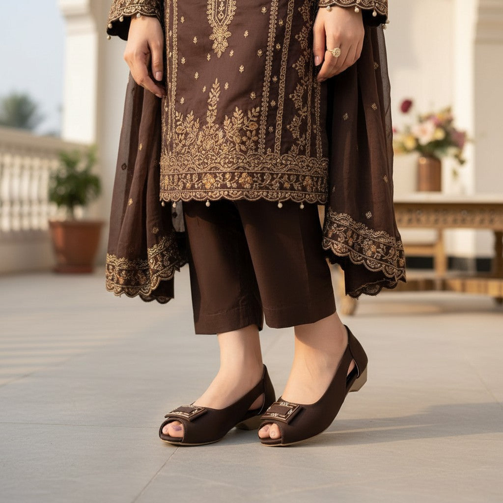 careed Brown Sandal