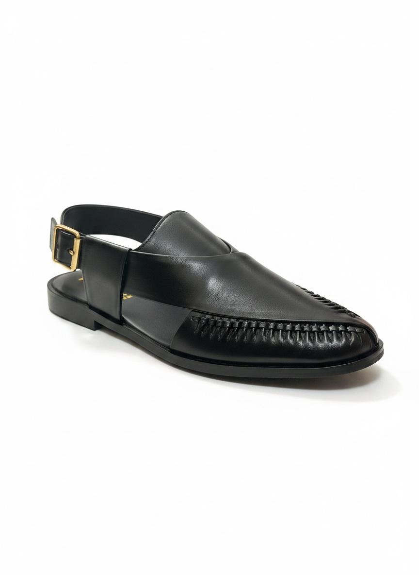 Cario Black Peshwari CHAPPAL