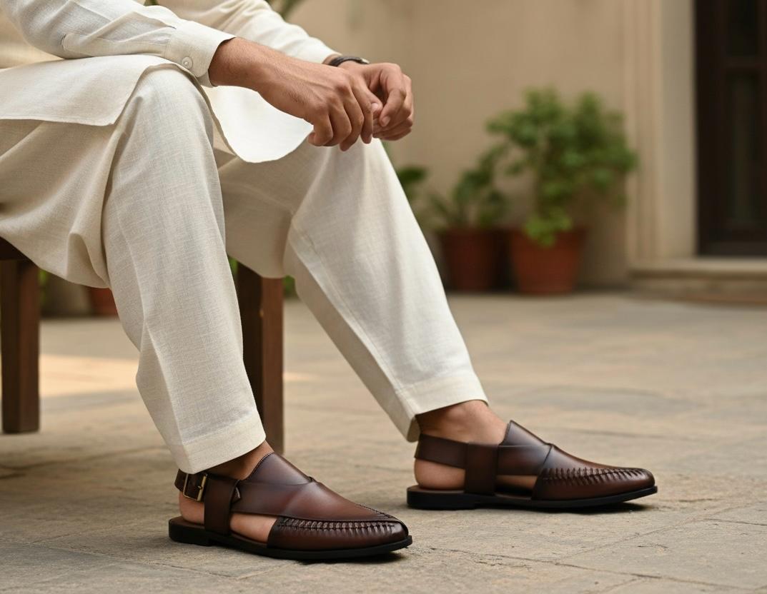 Cario Brown Peshwari CHAPPAL