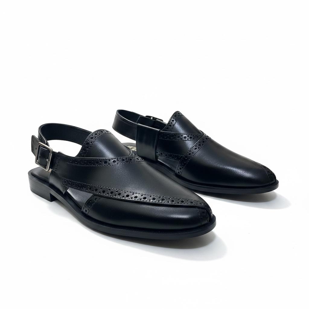 Clasic Black Peshwari CHAPPAL