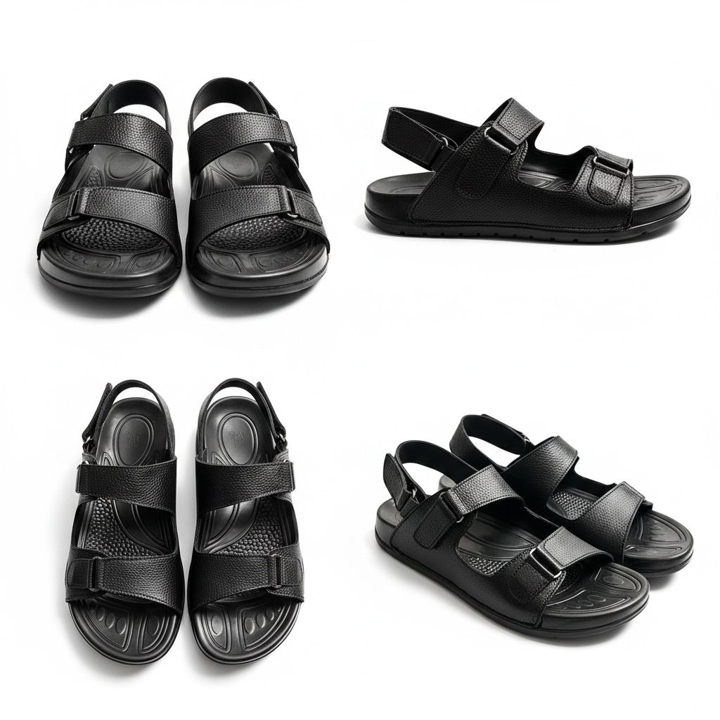 Classic Black Sandal