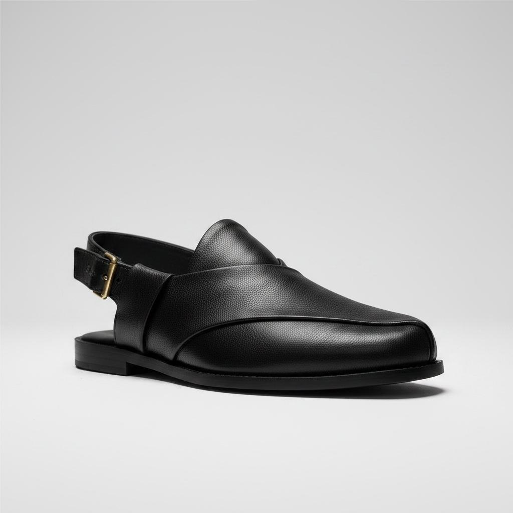 Dozers Black Peshwari CHAPPAL