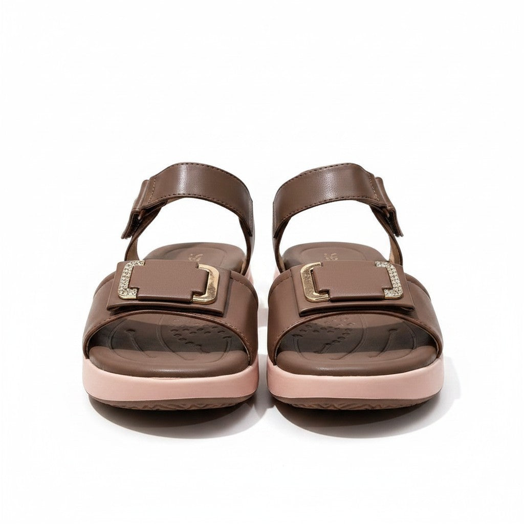 Gracie Brown Sandal
