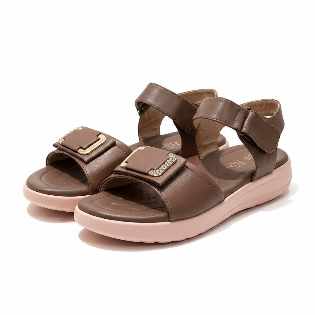 Gracie Brown Sandal