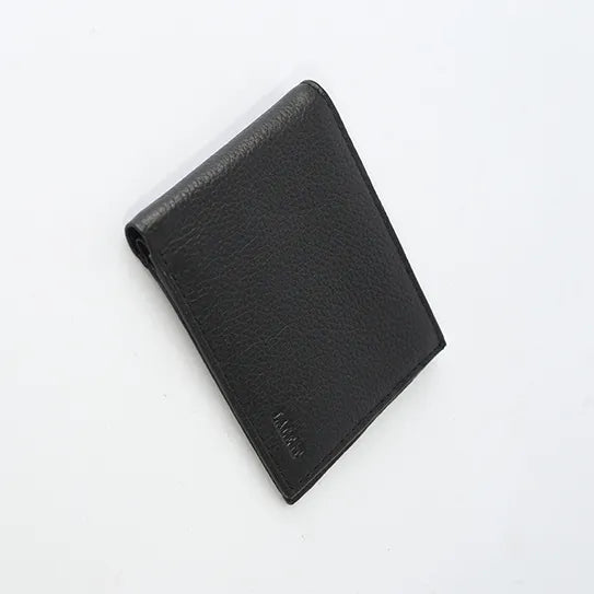 Helix Black Leather Wallet
