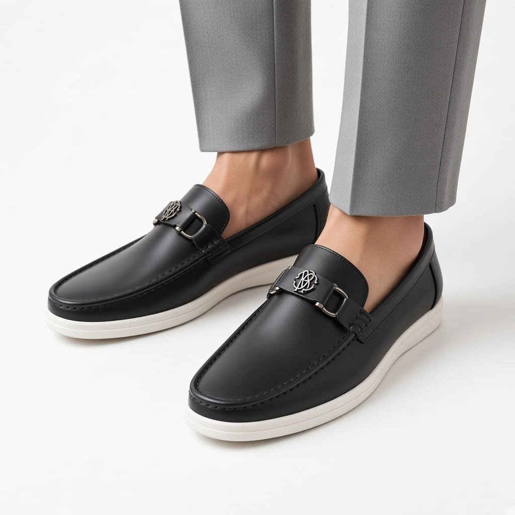 Julio Black Casual Shoes