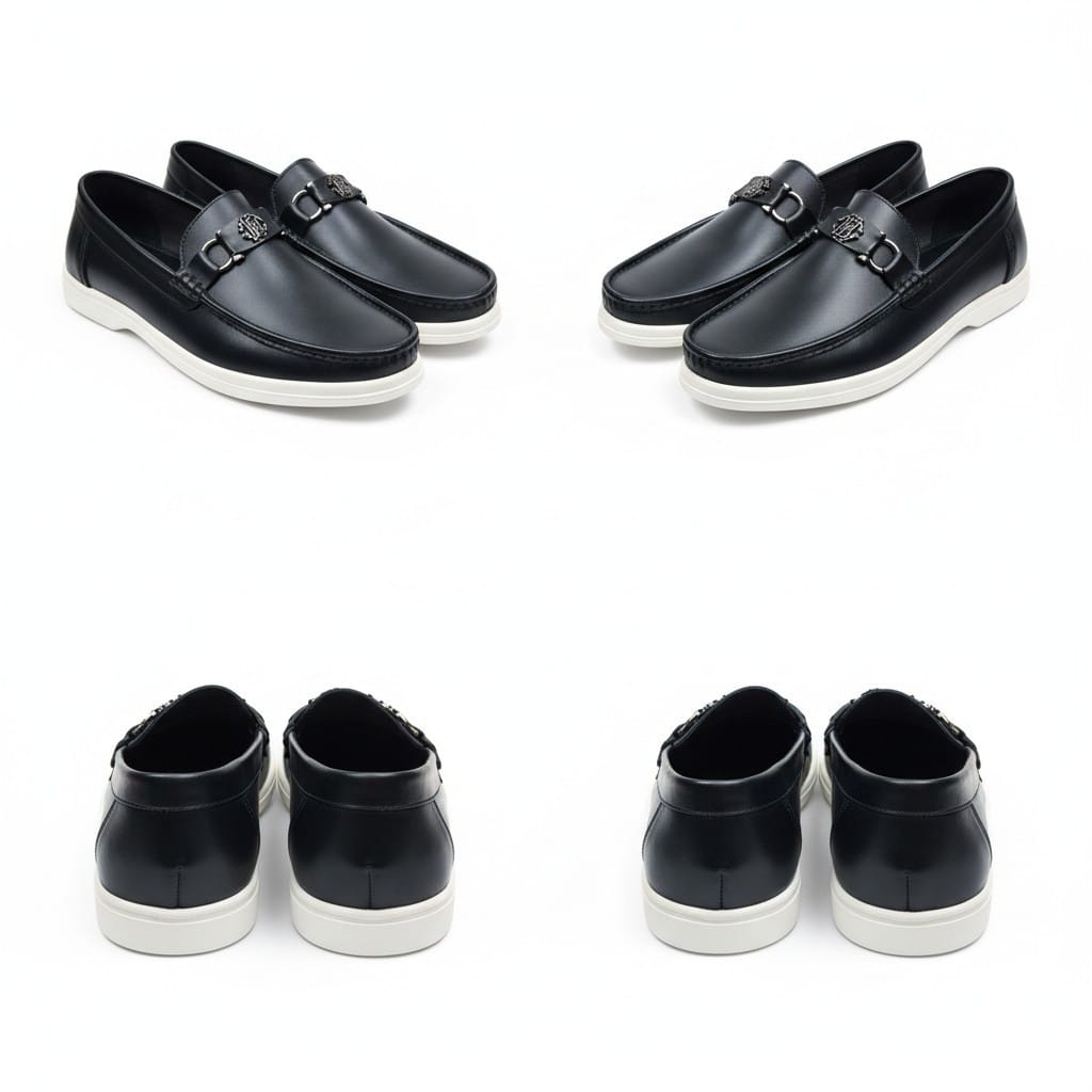 Julio Black Casual Shoes