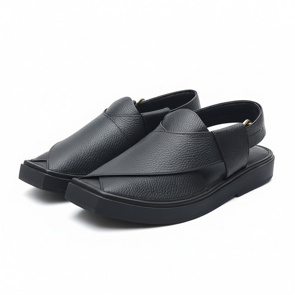 Kaptan Black   PESHWARI CHAPPAL