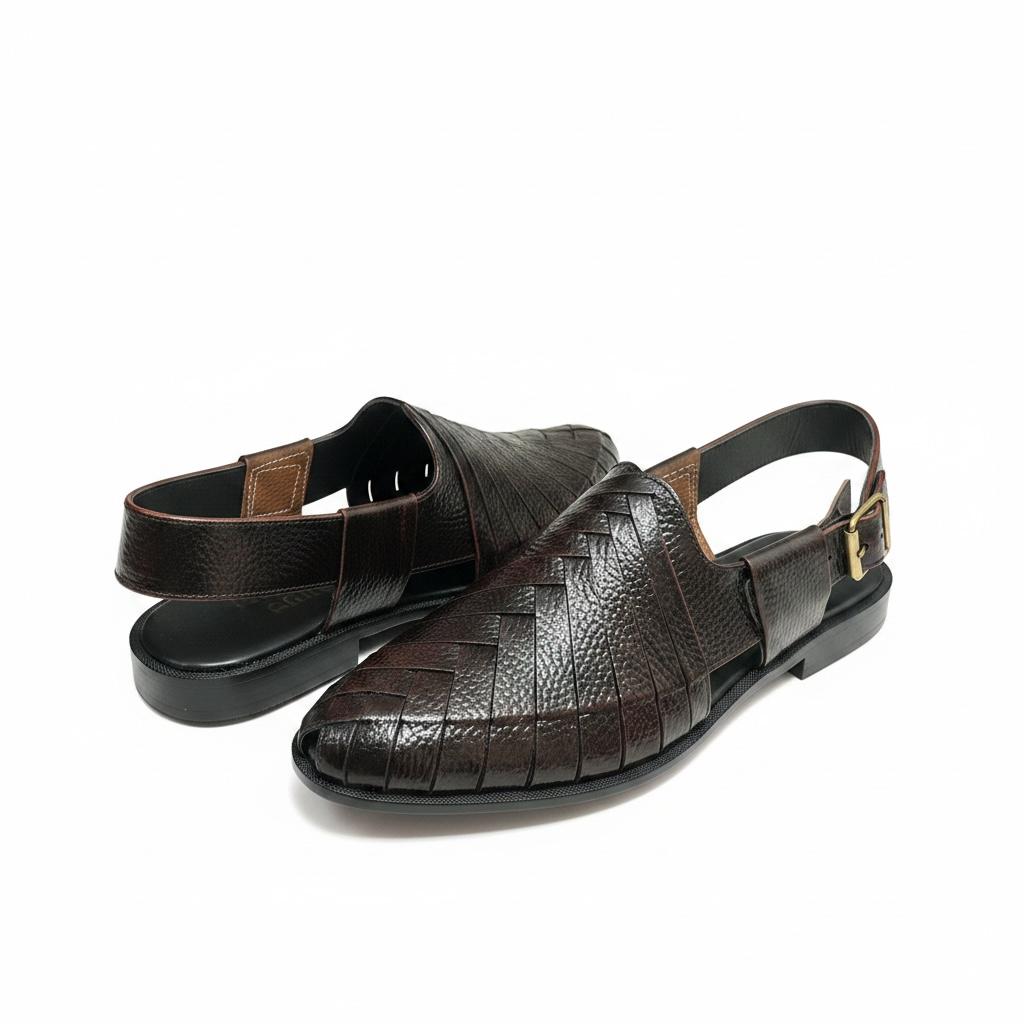 Khari  Brown Peshwari CHAPPAL