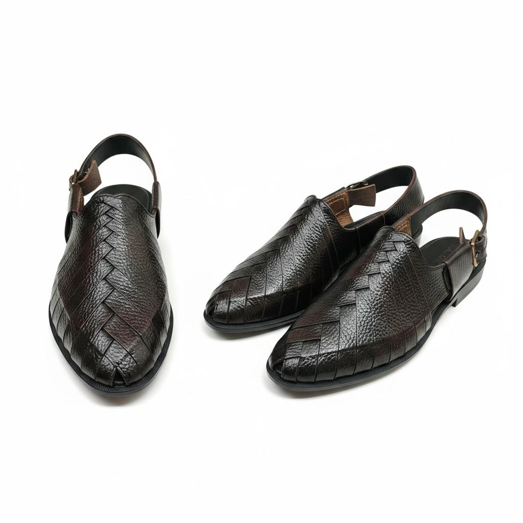 Khari  Brown Peshwari CHAPPAL