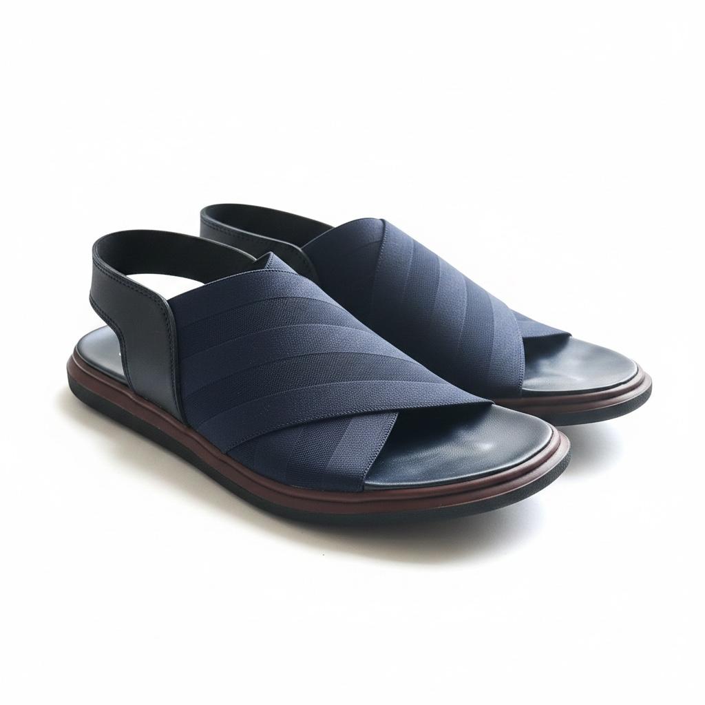 Lastic Blue Sandal
