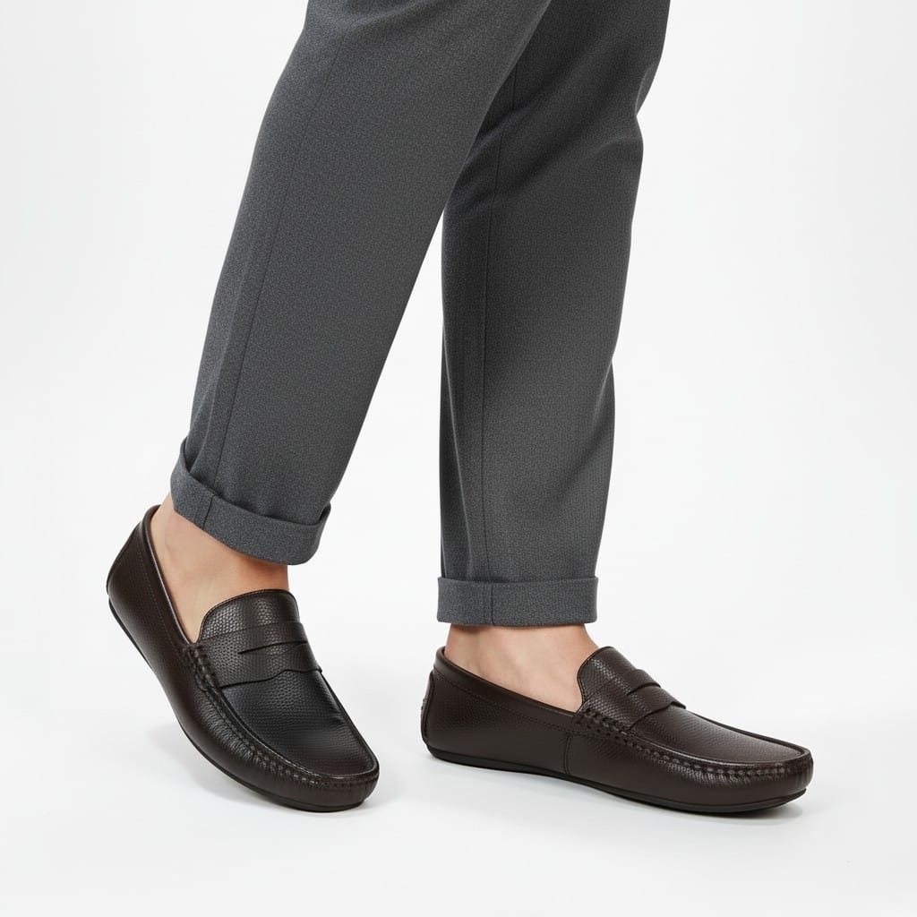 Lexro Black Casual Shoes