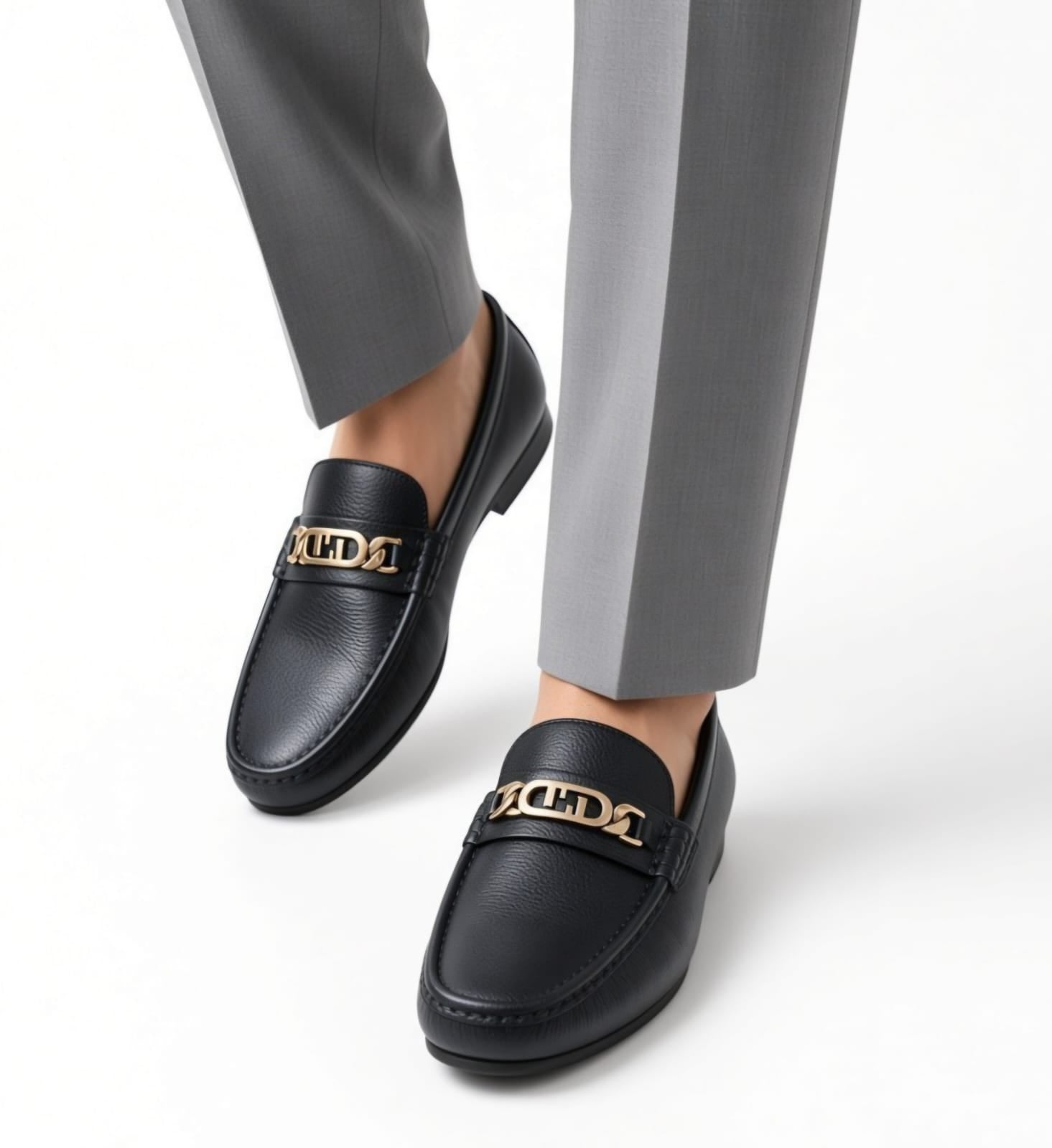 Marino Black Casual Shoes