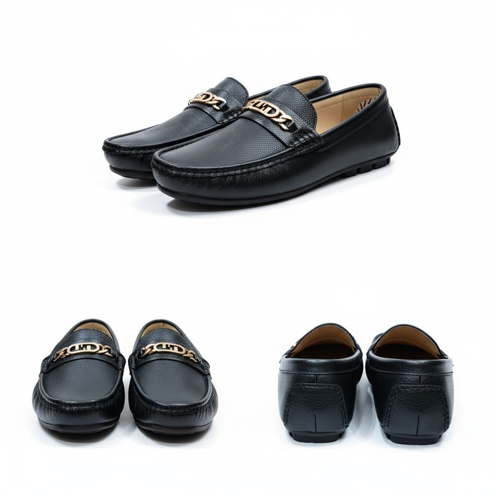 Marino Black Casual Shoes