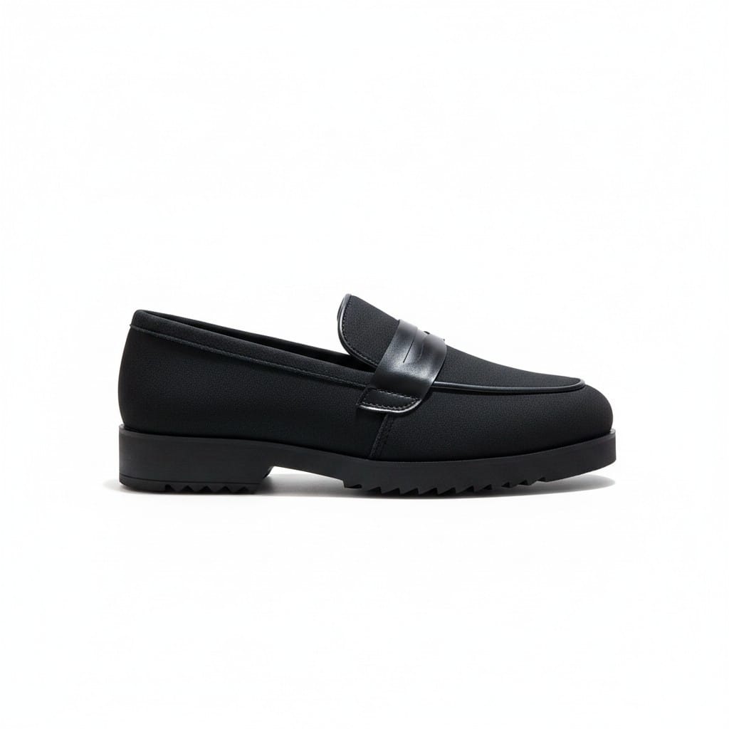 Reno Levin Black Casual Shoes