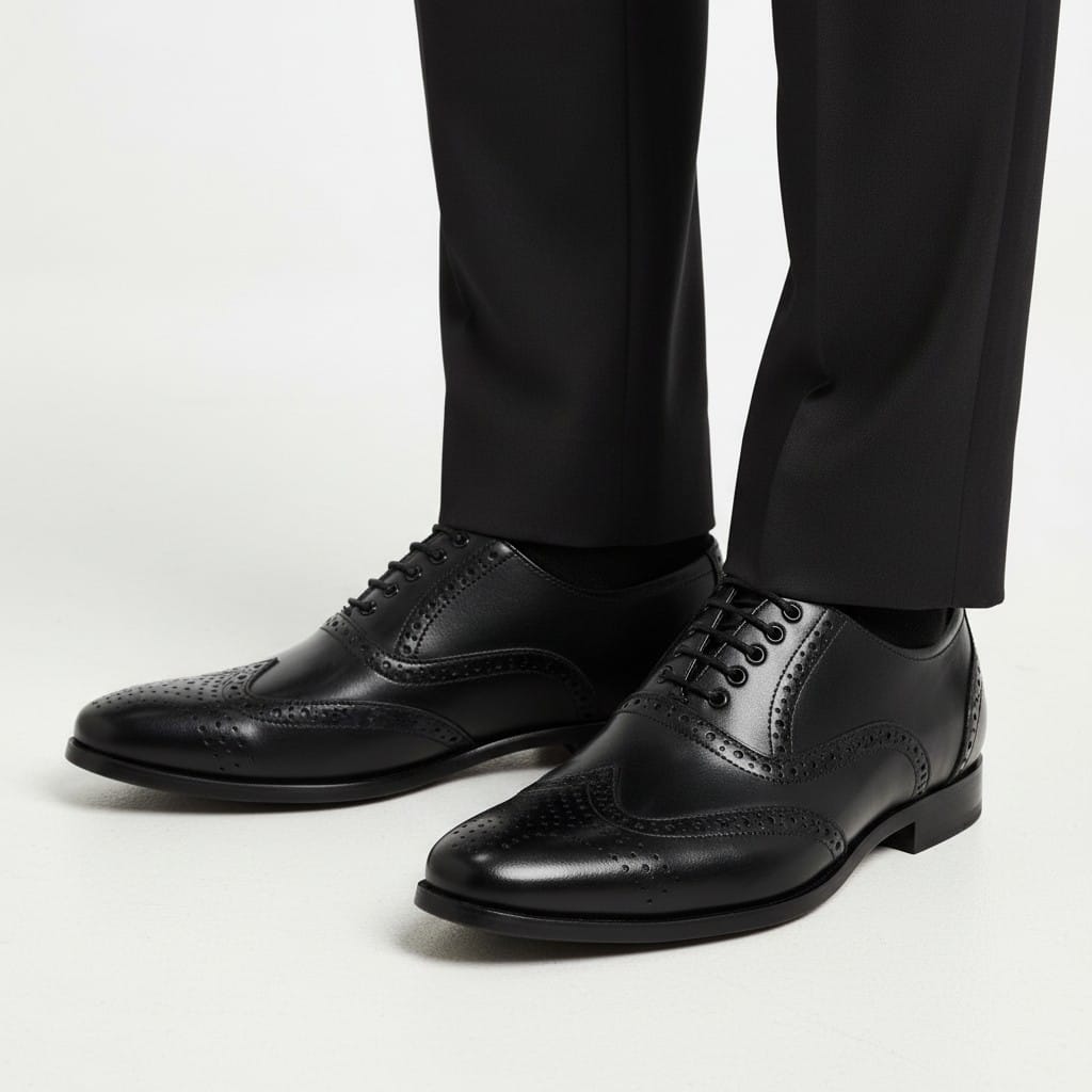 Titani Black Formal Shoes