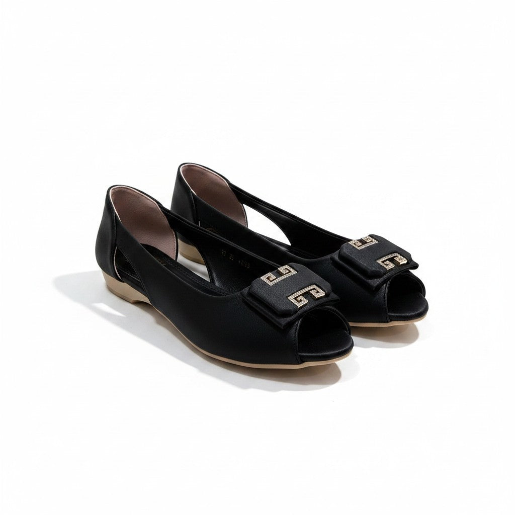 Tamar Black Sandal