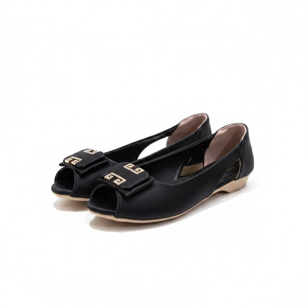 Tamar Black Sandal