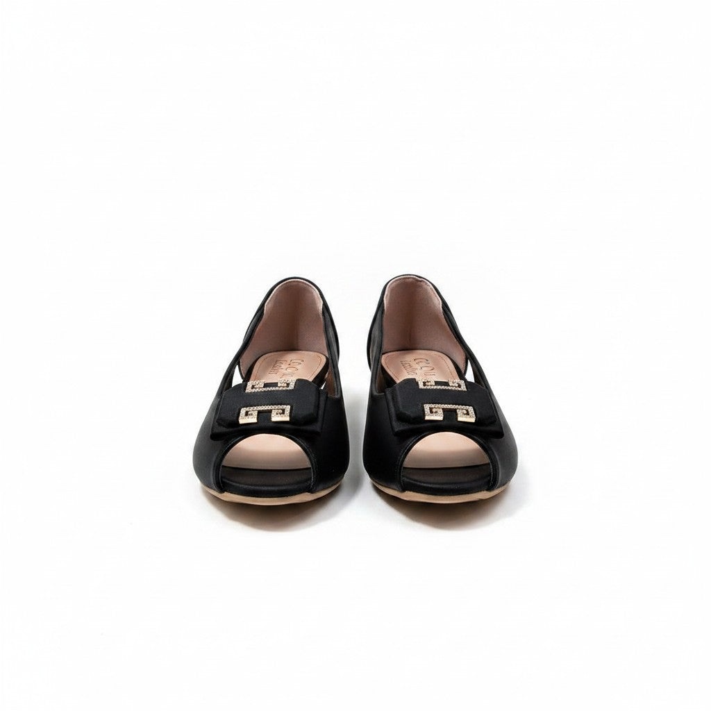 Tamar Black Sandal