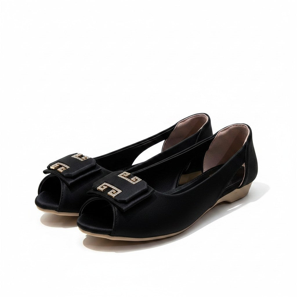 Tamar Black Sandal