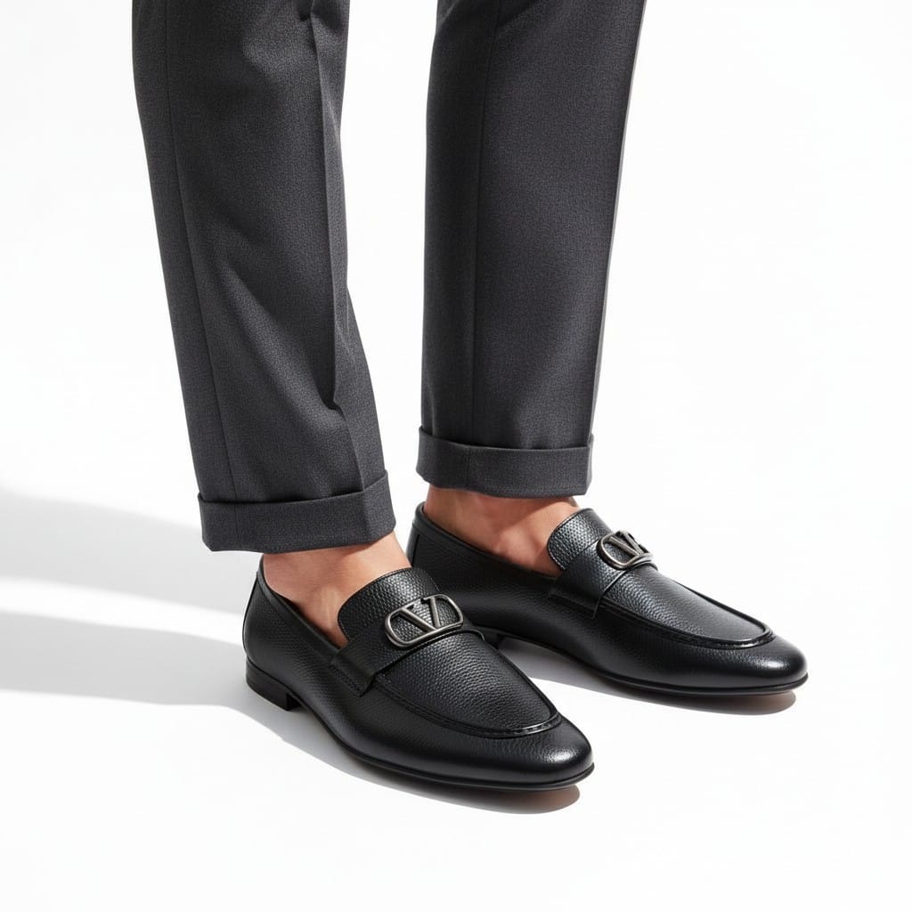 Tocus Black Formal Shoes