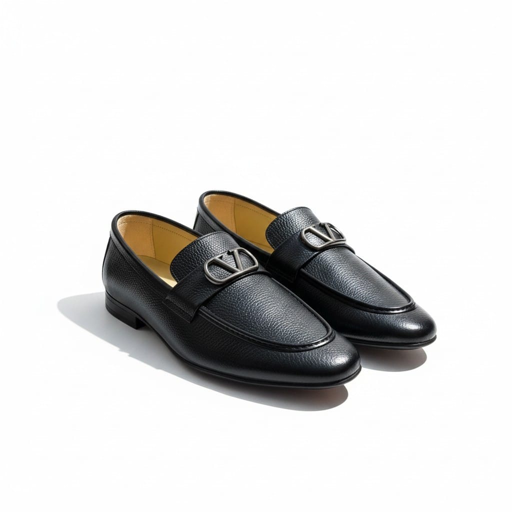 Tocus Black Formal Shoes