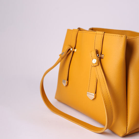 Tricot Bag Yellow