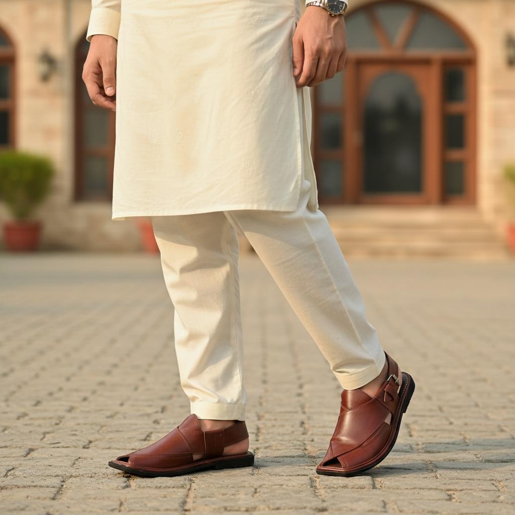 Two Gear  Brown Peshwari CHAPPAL