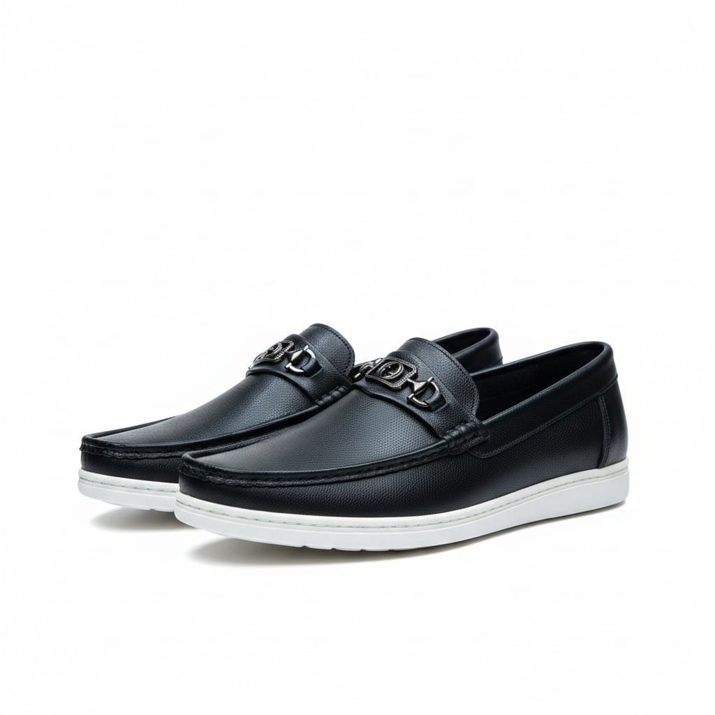 Wesmine Black Casual Shoes