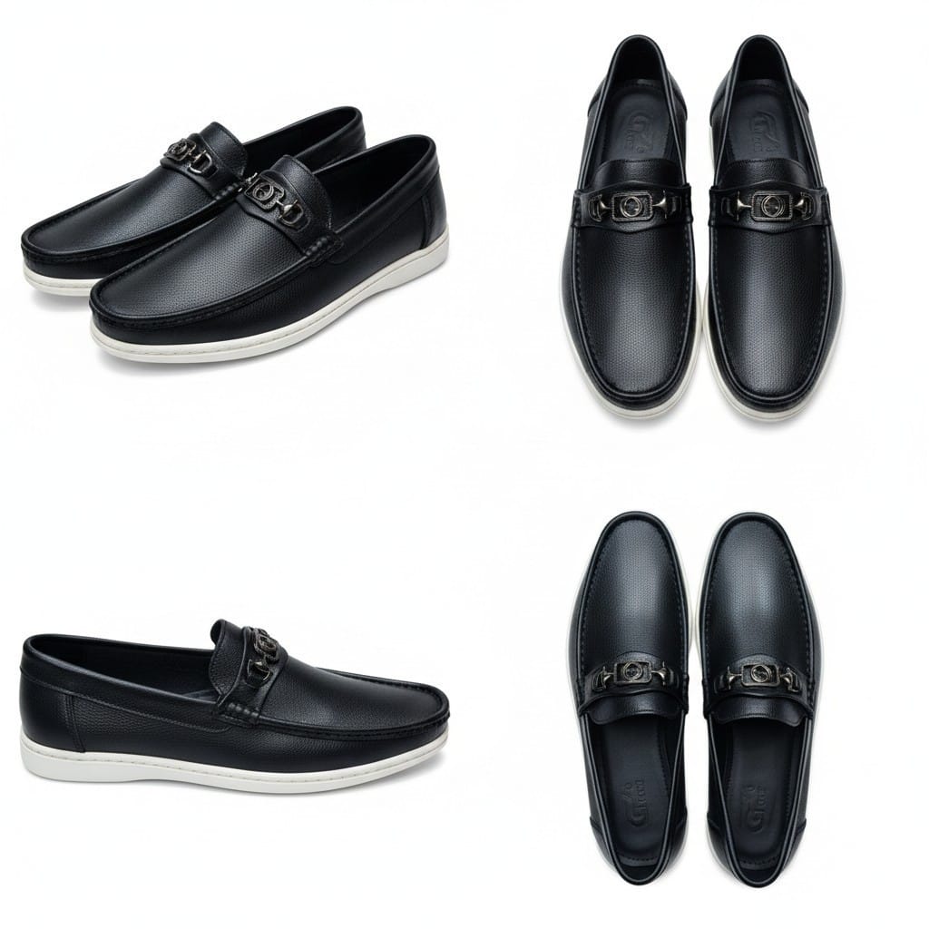 Wesmine Black Casual Shoes