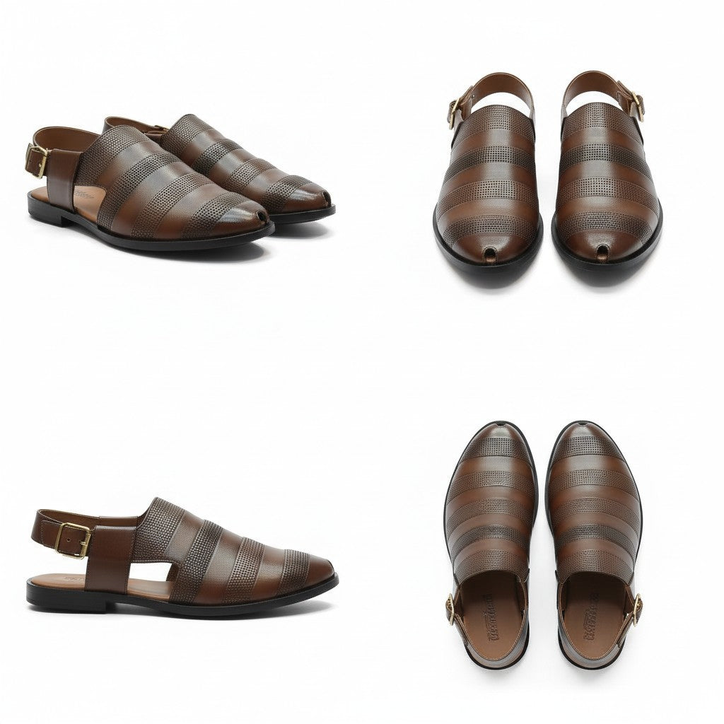 Signature Brown   PESHWARI CHAPPAL