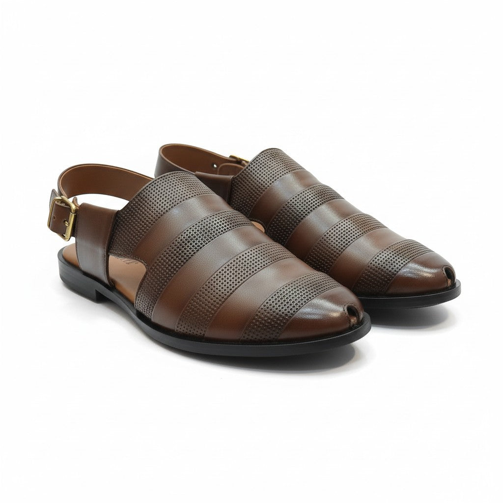 Signature Brown   PESHWARI CHAPPAL