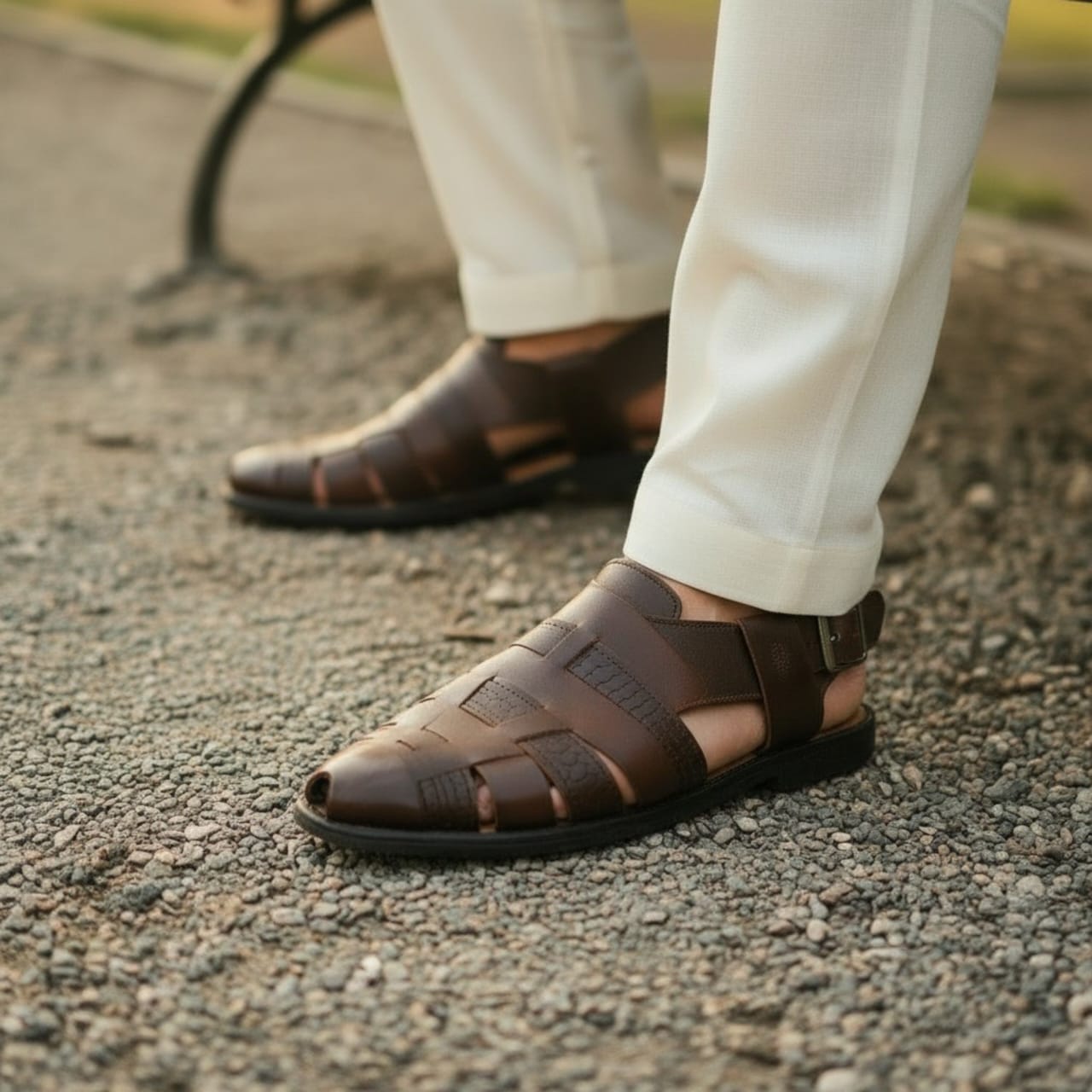 Signature Brown   PESHWARI CHAPPAL