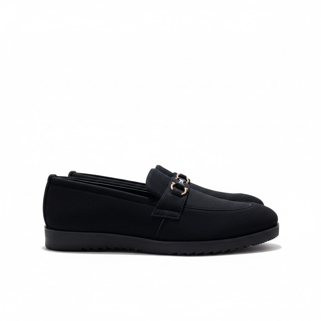 Wood Black Casual Shoes
