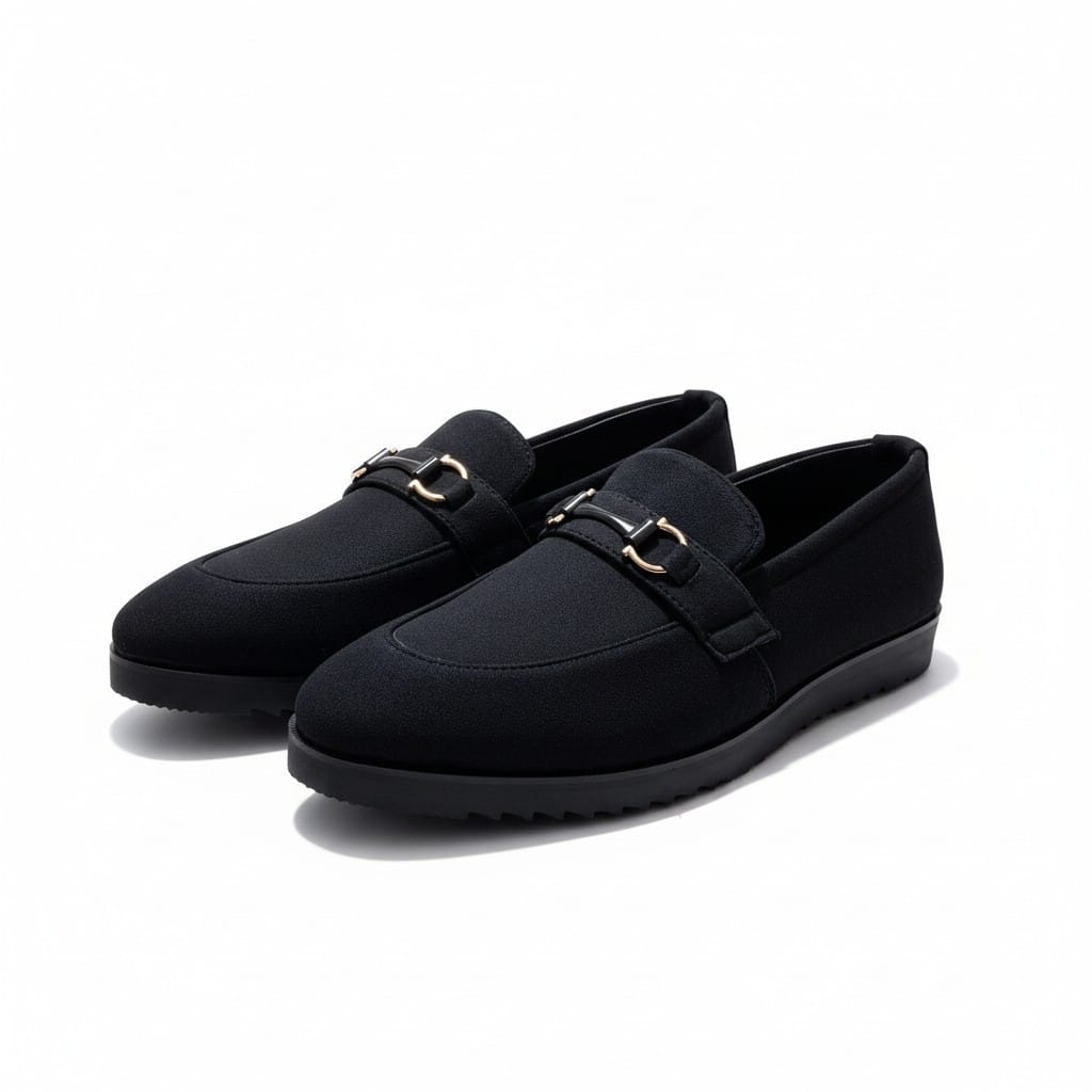 Wood Black Casual Shoes
