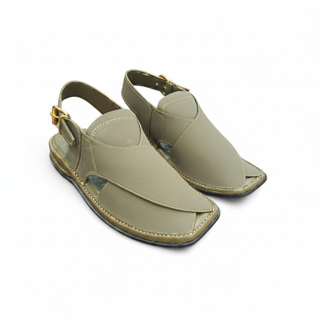 Zardri Brown Peshwari CHAPPAL