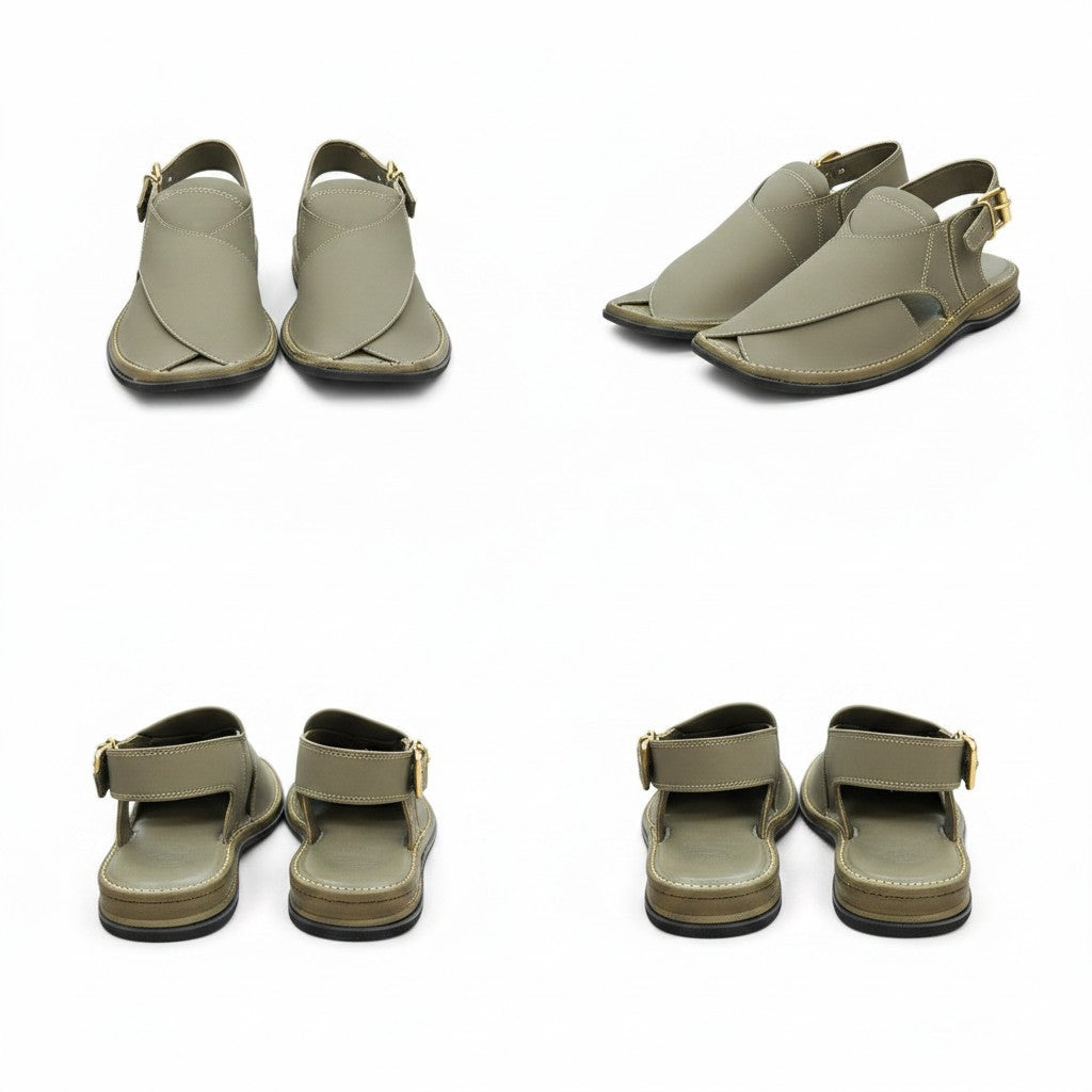 Zardri Brown Peshwari CHAPPAL