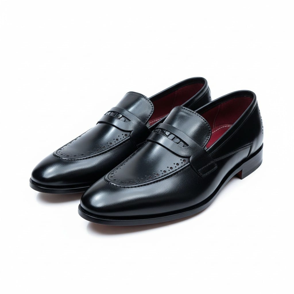 Zingo Black Formal Shoes