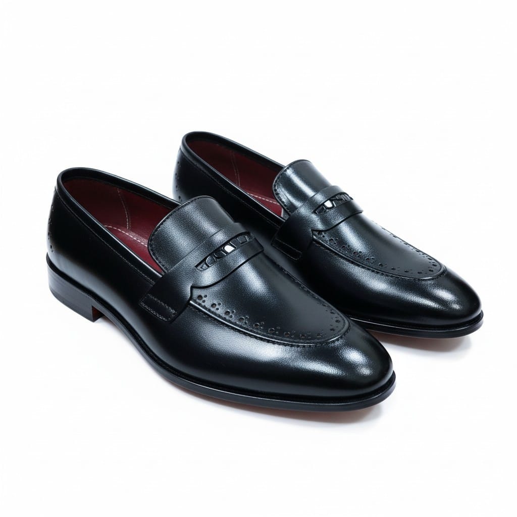 Zingo Black Formal Shoes