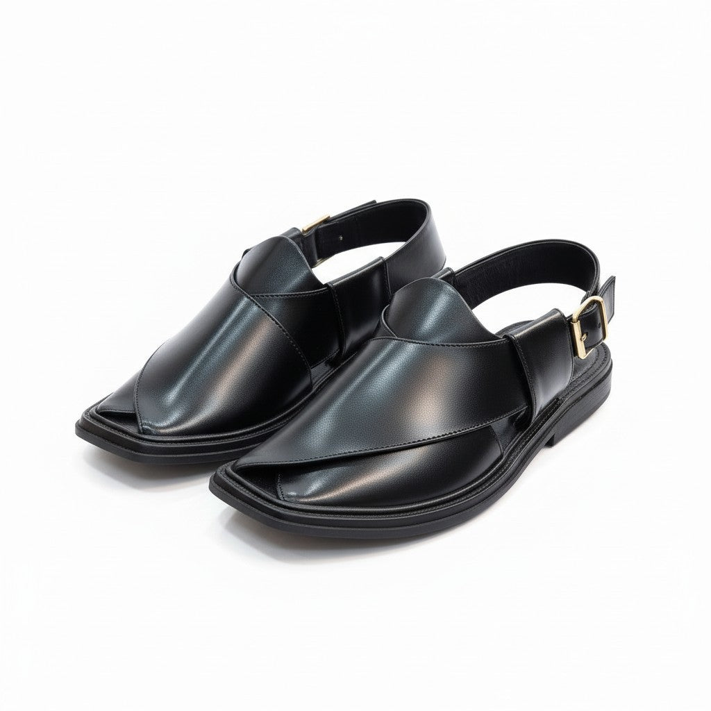 Smart Zalmi  Black  PESHWARI CHAPPAL