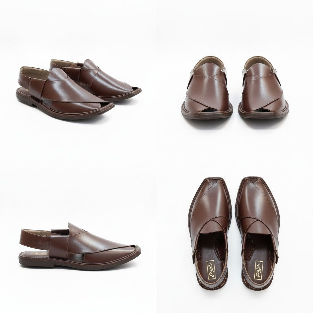 Smart Zalmi  Brown  PESHWARI CHAPPAL